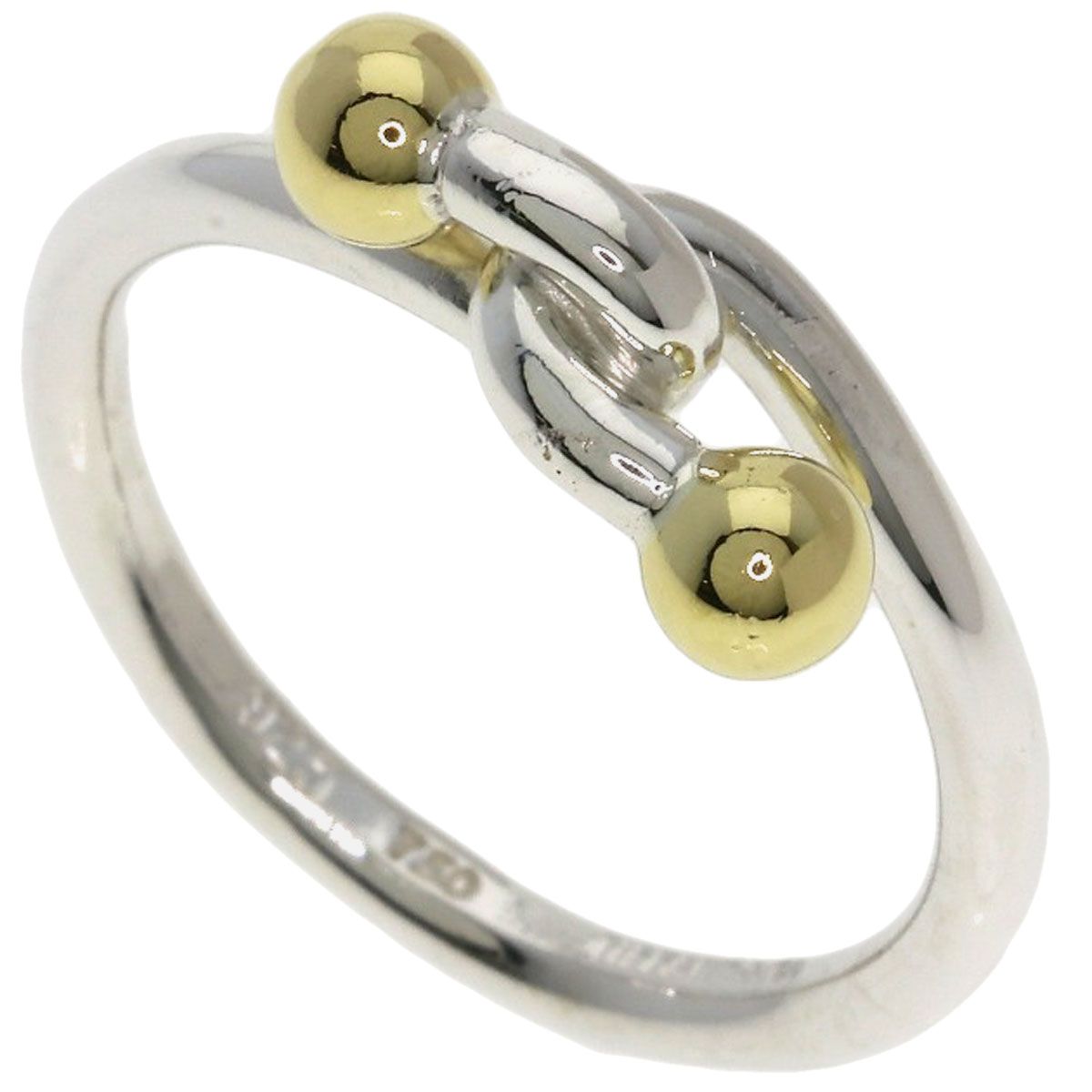 Tiffany & Co Double Hook Ring 18k Yellow Gold
