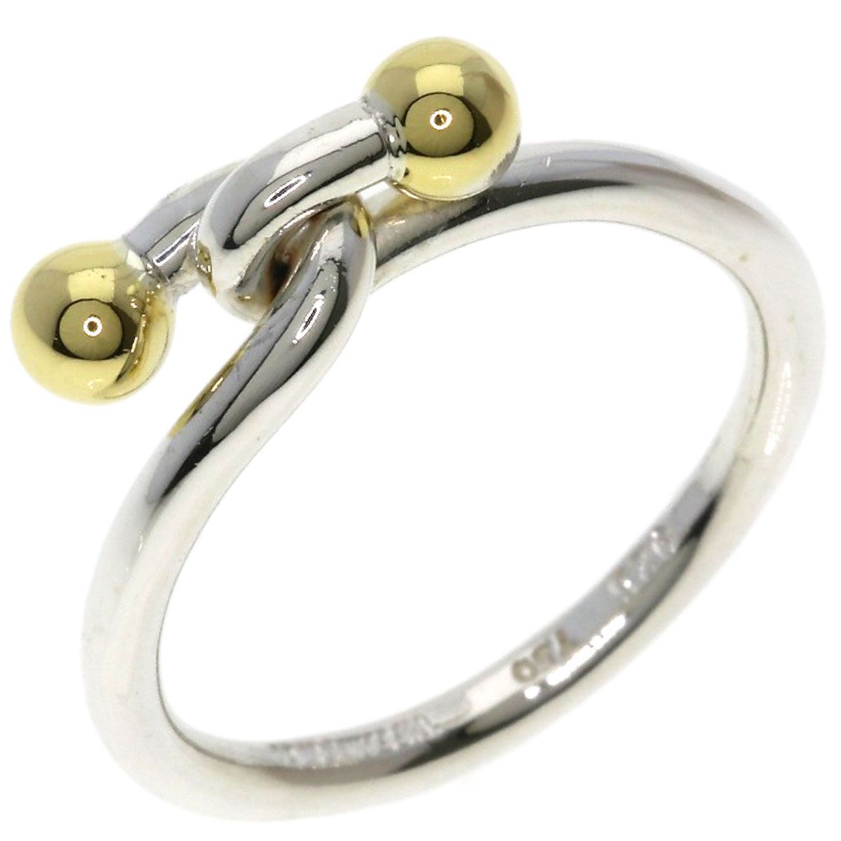 Tiffany & Co Double Hook Ring 18k Yellow Gold — view 2