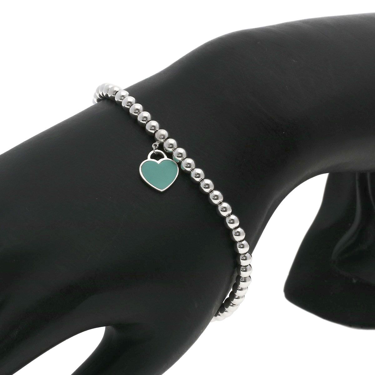 Tiffany & Co Return to Mini Heart Enamel Beads Bracelet — view 6