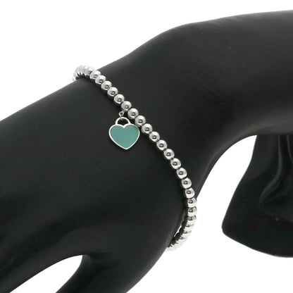 Tiffany & Co Return to Mini Heart Enamel Beads Bracelet — view 6