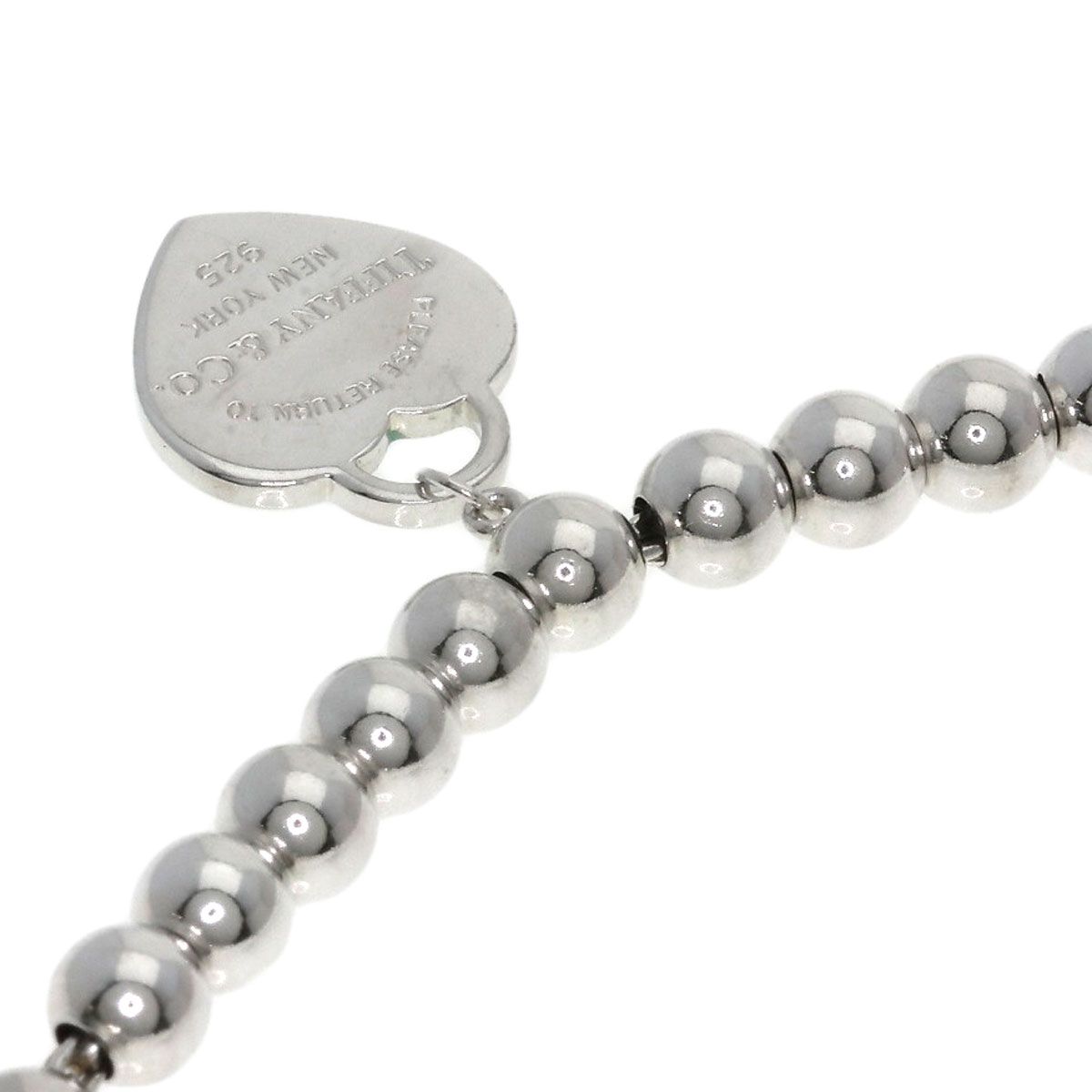 Tiffany & Co Return to Mini Heart Enamel Beads Bracelet — view 3