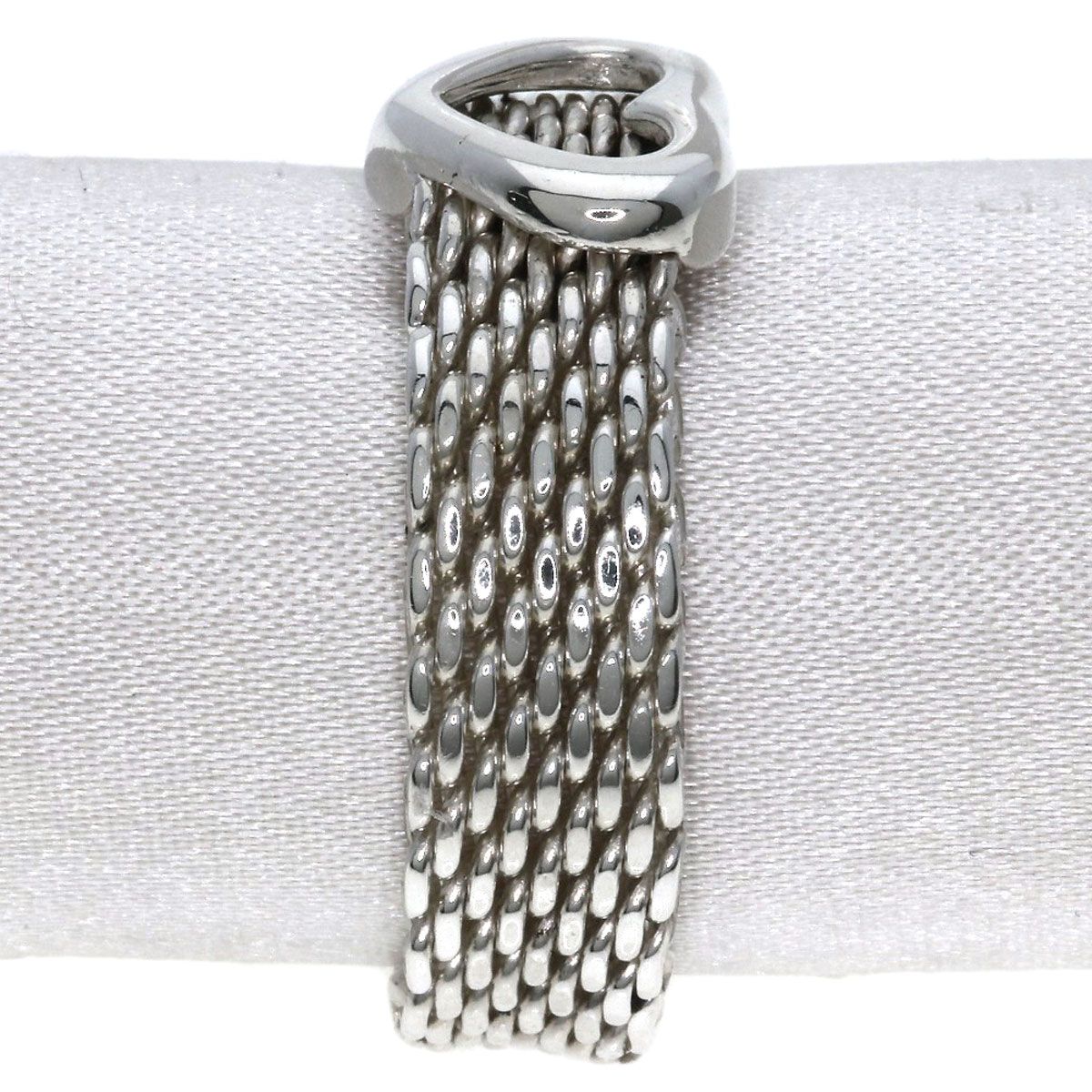 Tiffany & Co Somerset Mesh Ring — view 3