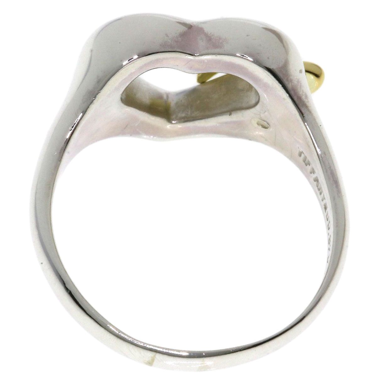 Tiffany & Co Heart Ribbon Ring 18k Yellow Gold — view 4