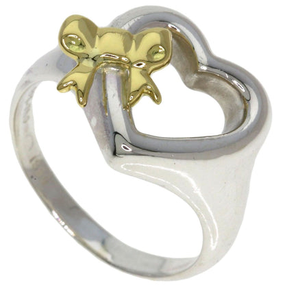 Tiffany & Co Heart Ribbon Ring 18k Yellow Gold