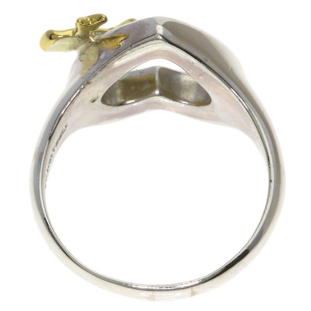 Tiffany & Co Heart Ribbon Ring 18k Yellow Gold — view 8