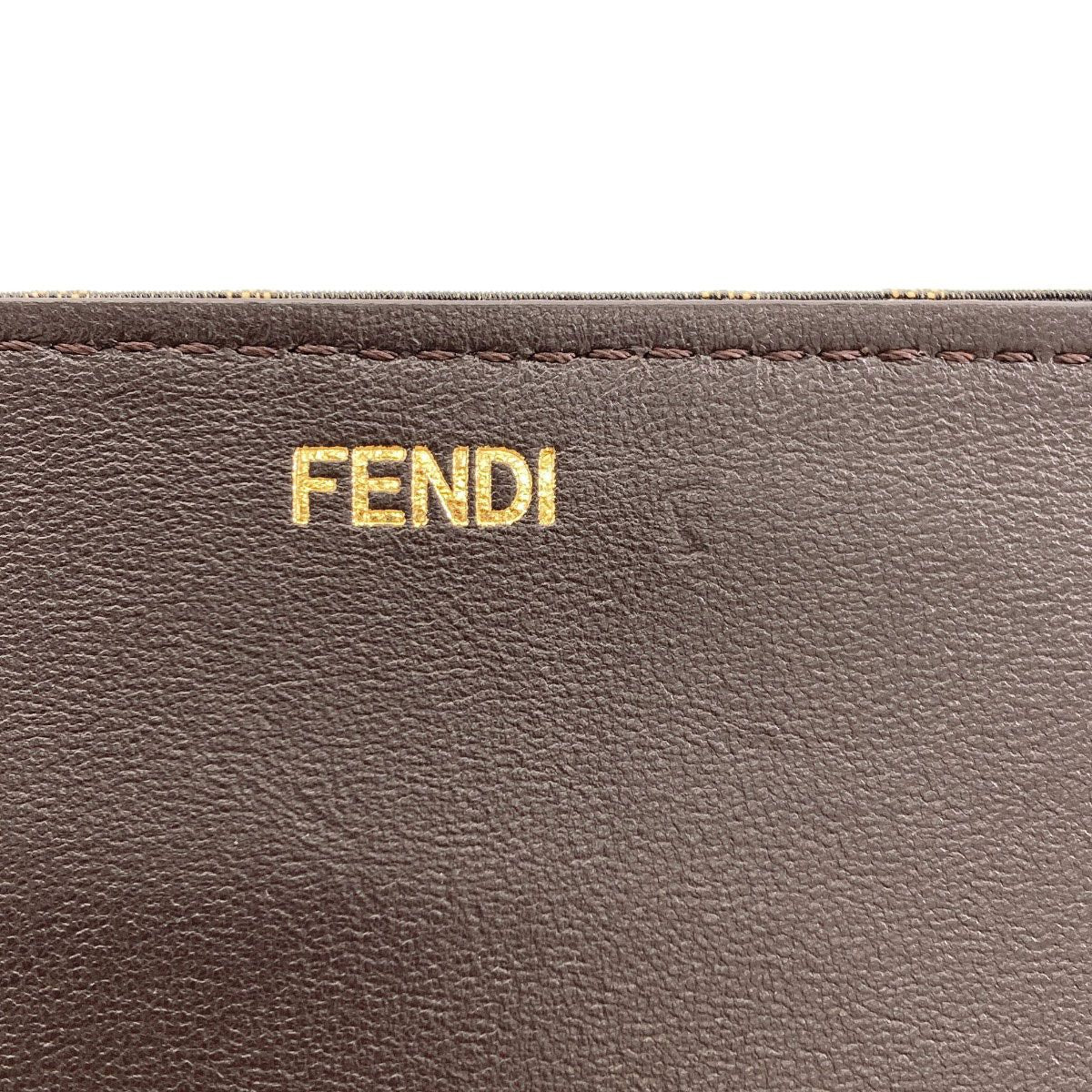 Fendi Peekaboo Icy Plaid Pattern 2-Way Handbag Canvas — view 7