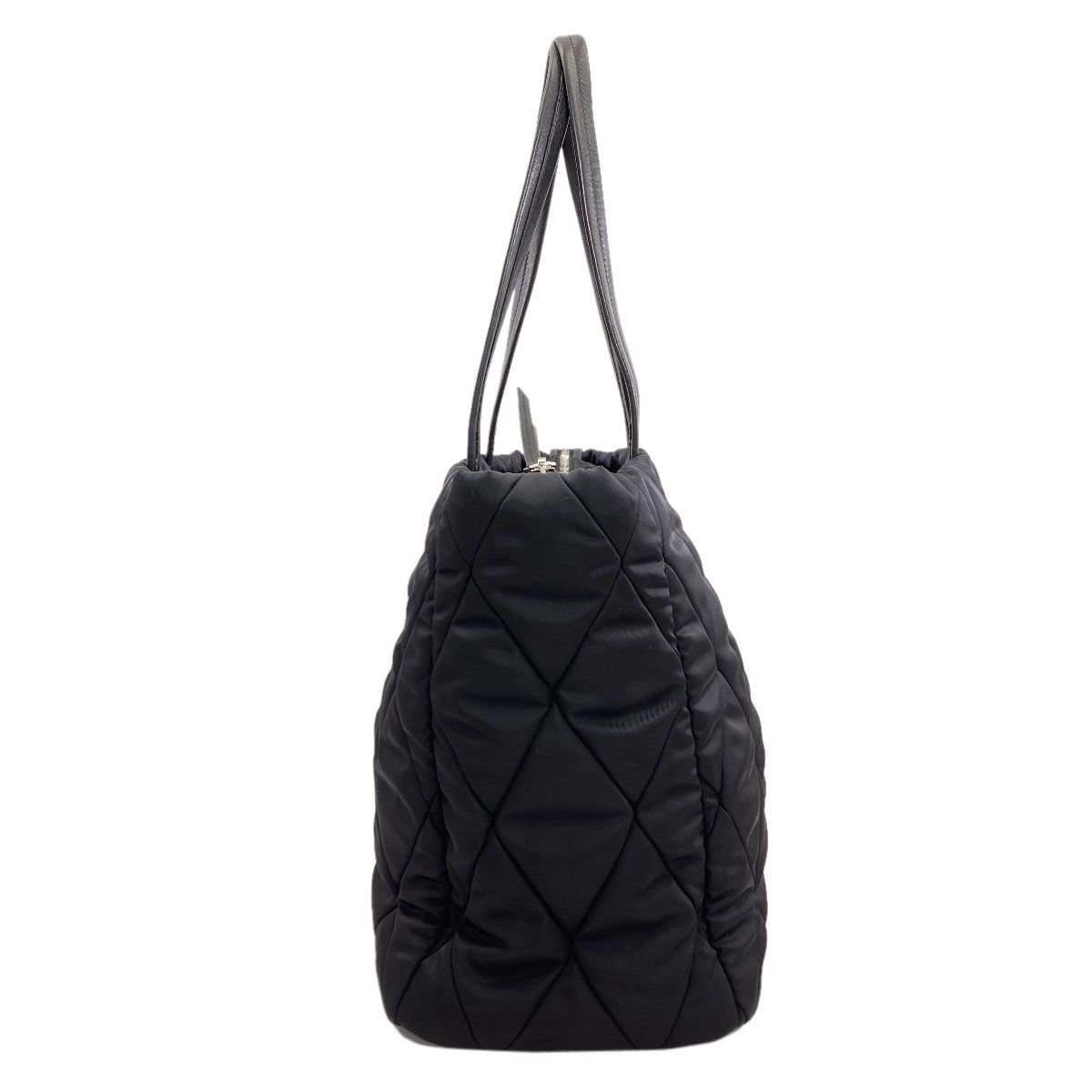 Prada Quilted Logo Tote Nylon — view 3