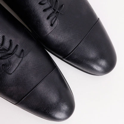 Louis Vuitton Derby Shoes Kensington Leather Black Dress — view 4