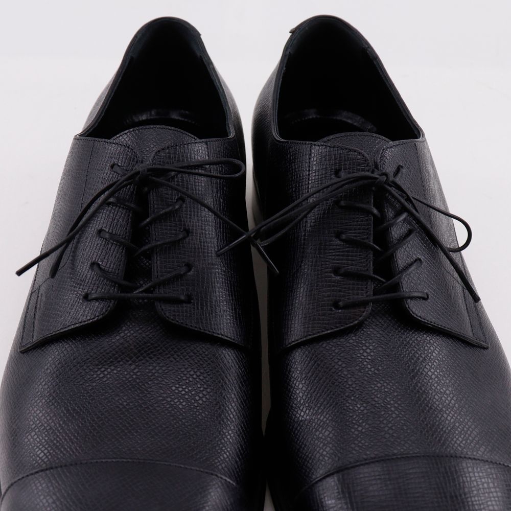 Louis Vuitton Derby Shoes Kensington Leather Black Dress — view 7