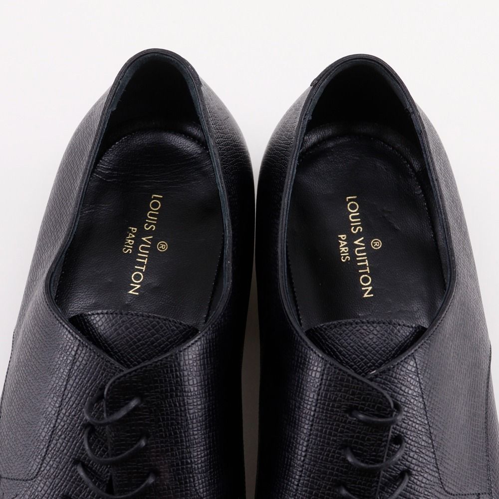 Louis Vuitton Derby Shoes Kensington Leather Black Dress — view 6