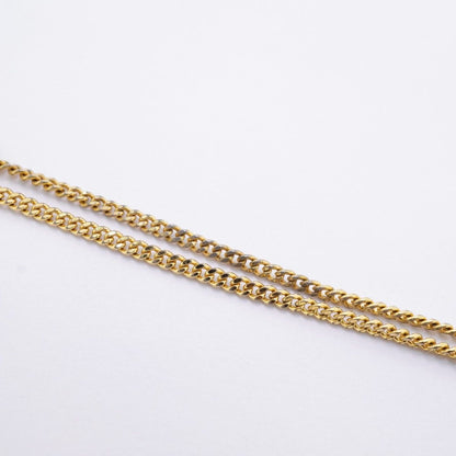 Dior Necklace CD Logo Gold Plated Line Stone — view 9