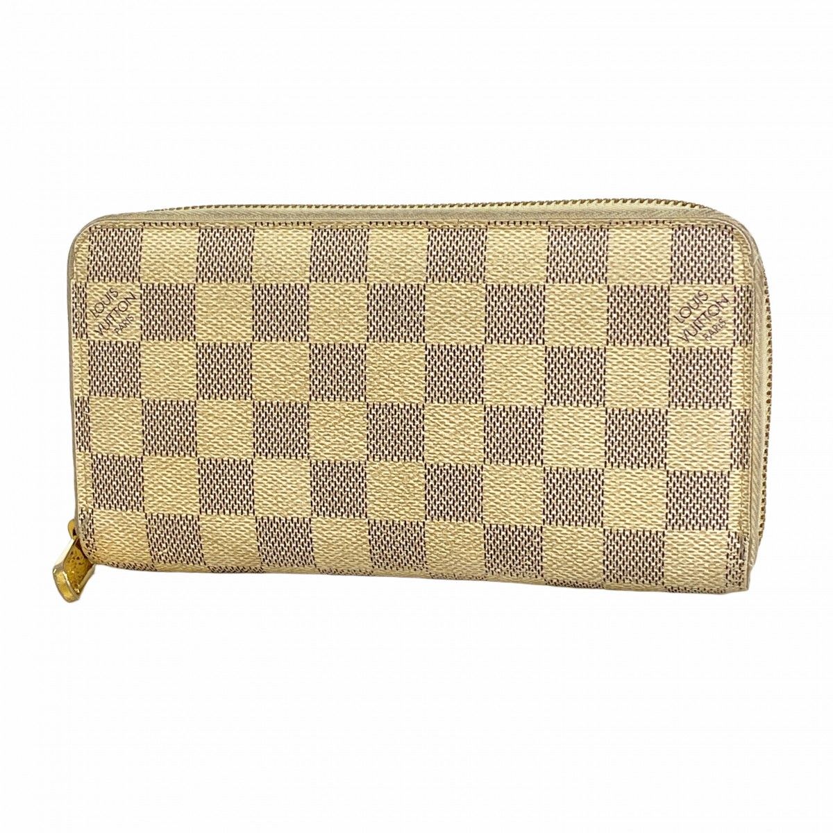 Louis Vuitton Wallet Damier Azur Zippy White