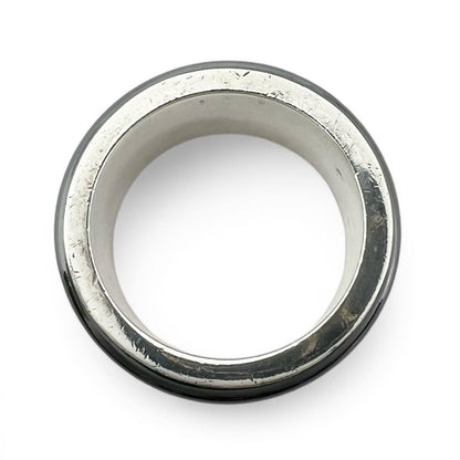 Tiffany & Co 925 Titanium Narrow Ring Black Silver — view 3