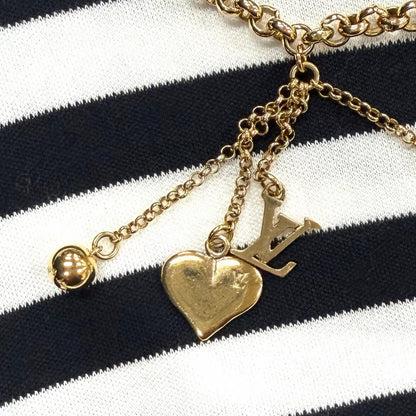 Louis Vuitton Cotton 100% Border Chain Decor Crew Neck 3/4 Sleeve Top White — view 5