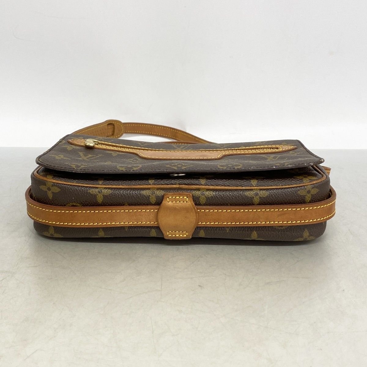 Louis Vuitton Shoulder Bag Monogram Saint Germain 24 Brown — view 3