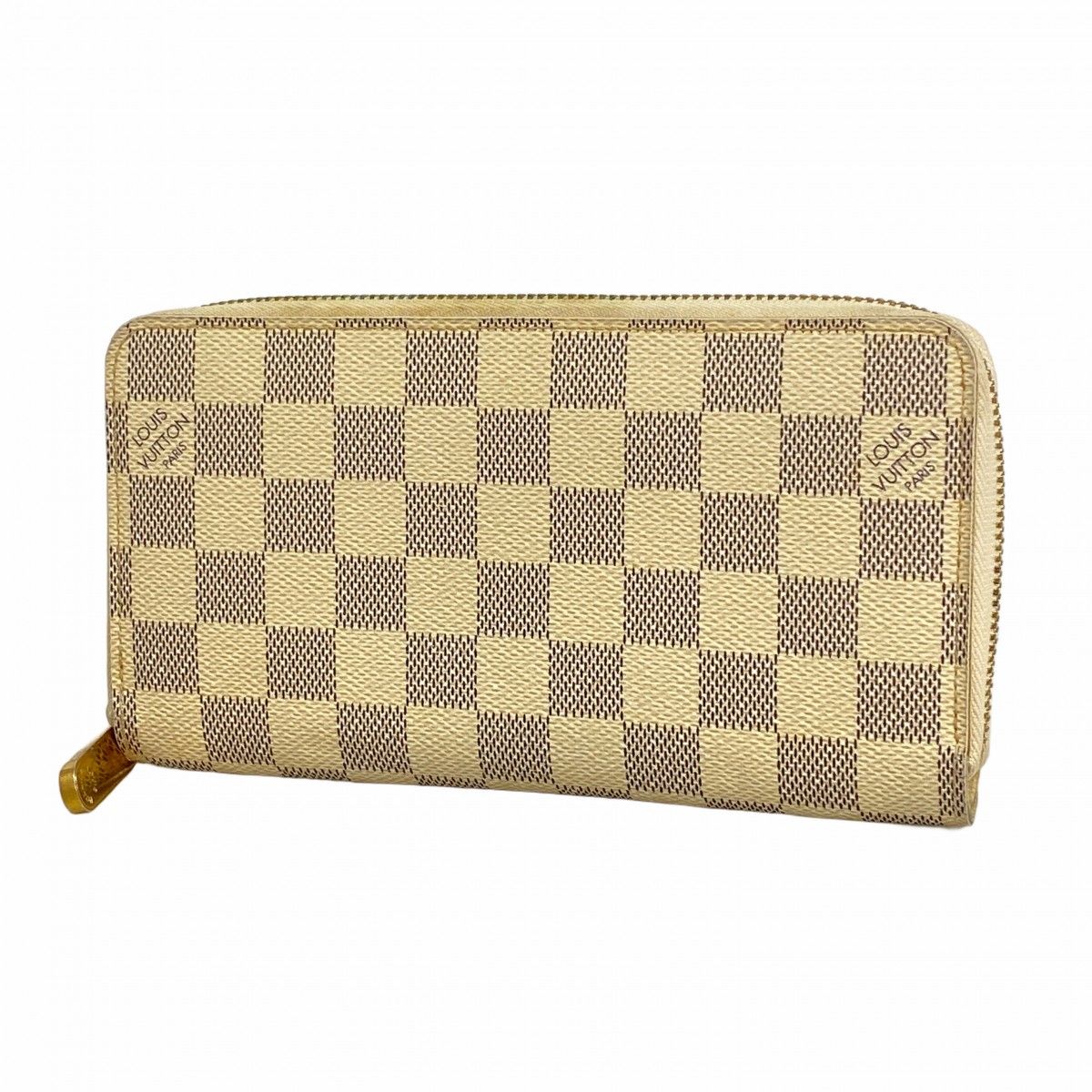 Louis Vuitton Wallet Damier Azur Zippy White