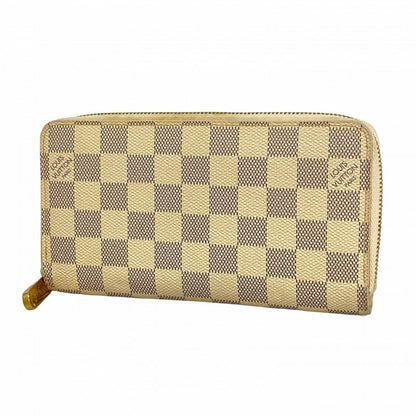 Louis Vuitton Wallet Damier Azur Zippy White
