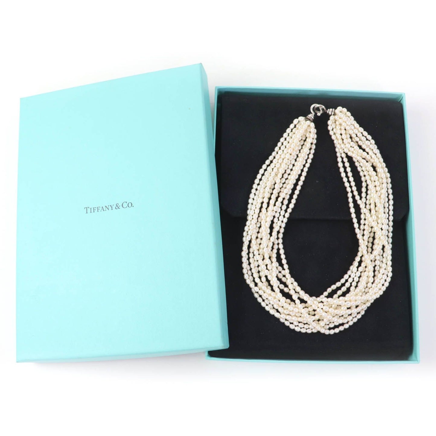 Tiffany & Co Torsade Necklace Pearl 925 White Silver — view 2