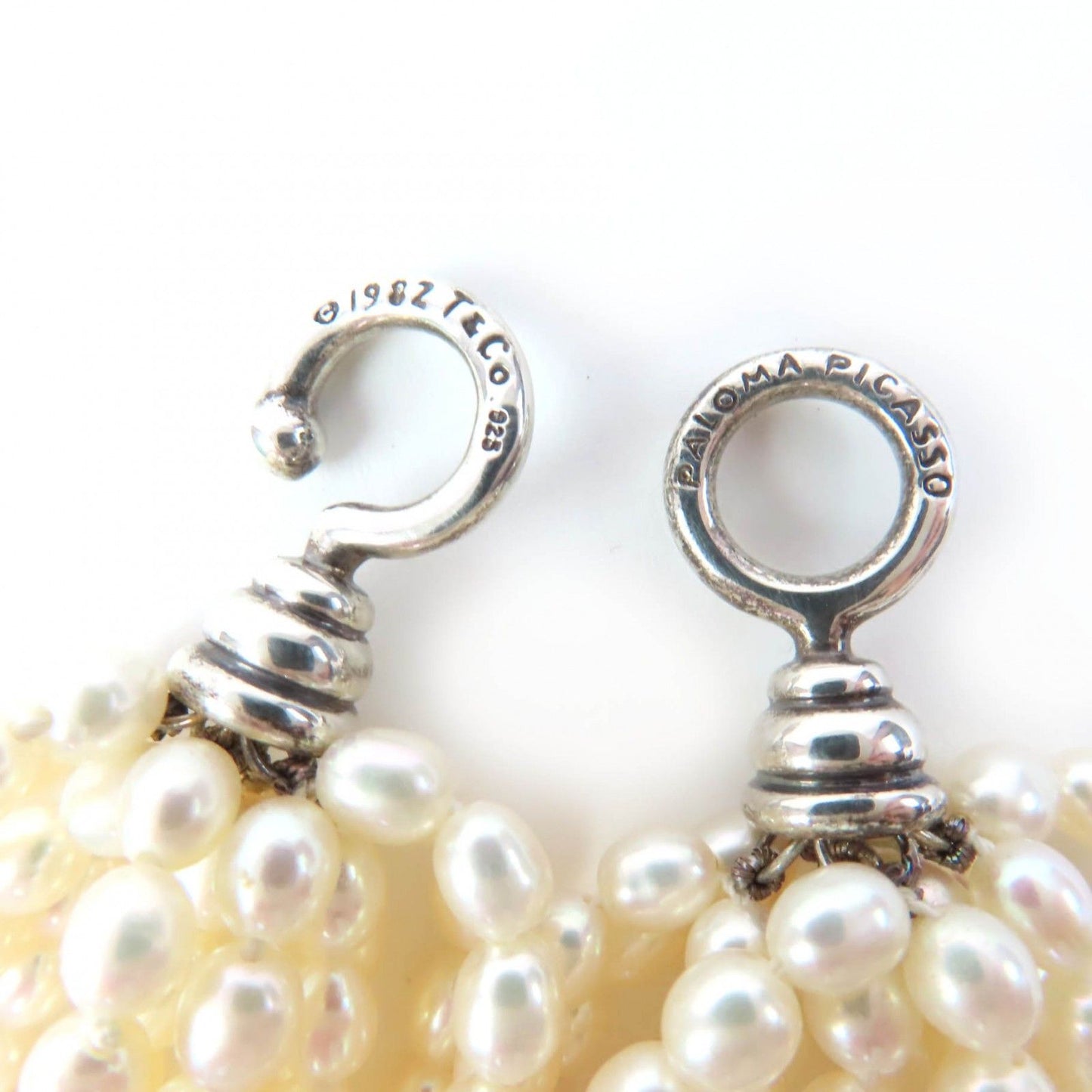 Tiffany & Co Torsade Necklace Pearl 925 White Silver — view 6