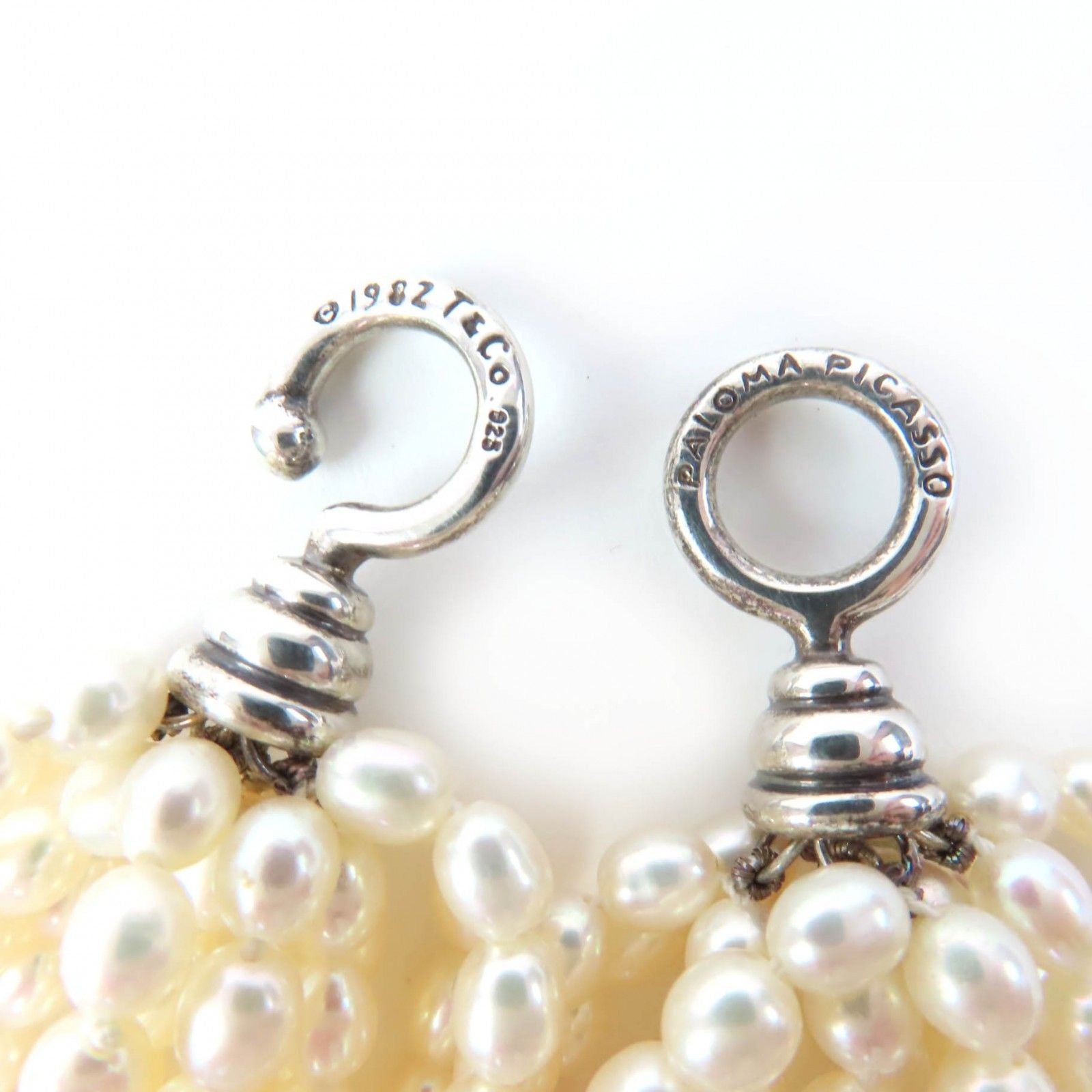 Tiffany & Co Torsade Necklace Pearl 925 White Silver — view 6