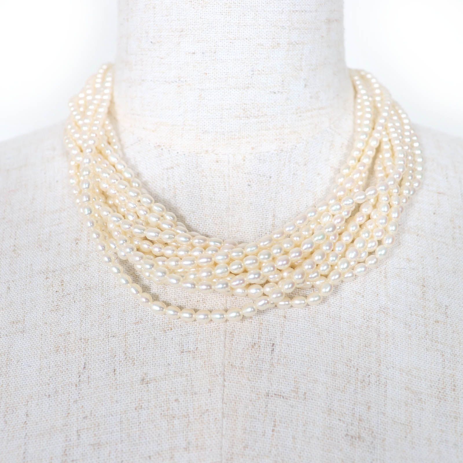 Tiffany & Co Torsade Necklace Pearl 925 White Silver — view 3