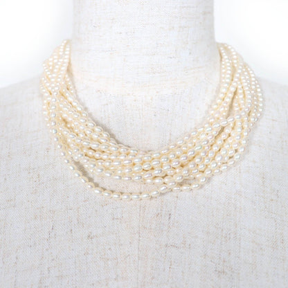Tiffany & Co Torsade Necklace Pearl 925 White Silver — view 3