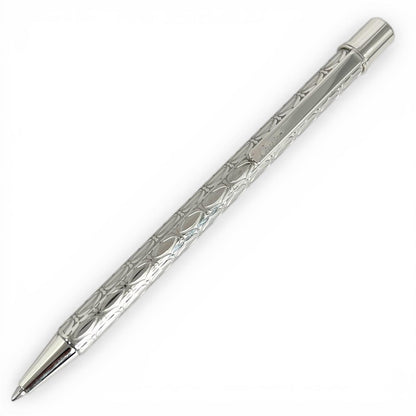 Cartier Happy Birthday 2C C de Cartier Twist Ballpoint Pen Silver