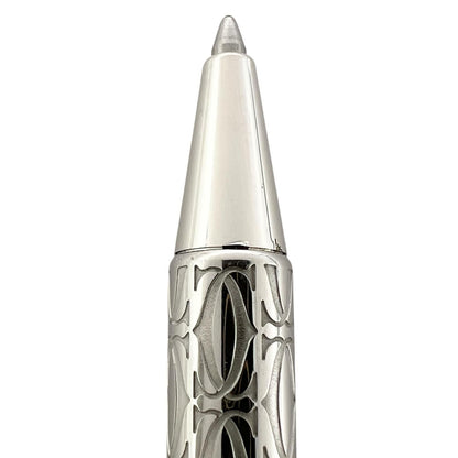 Cartier Happy Birthday 2C C de Cartier Twist Ballpoint Pen Silver — view 6