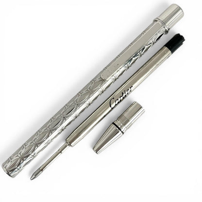 Cartier Happy Birthday 2C C de Cartier Twist Ballpoint Pen Silver — view 3