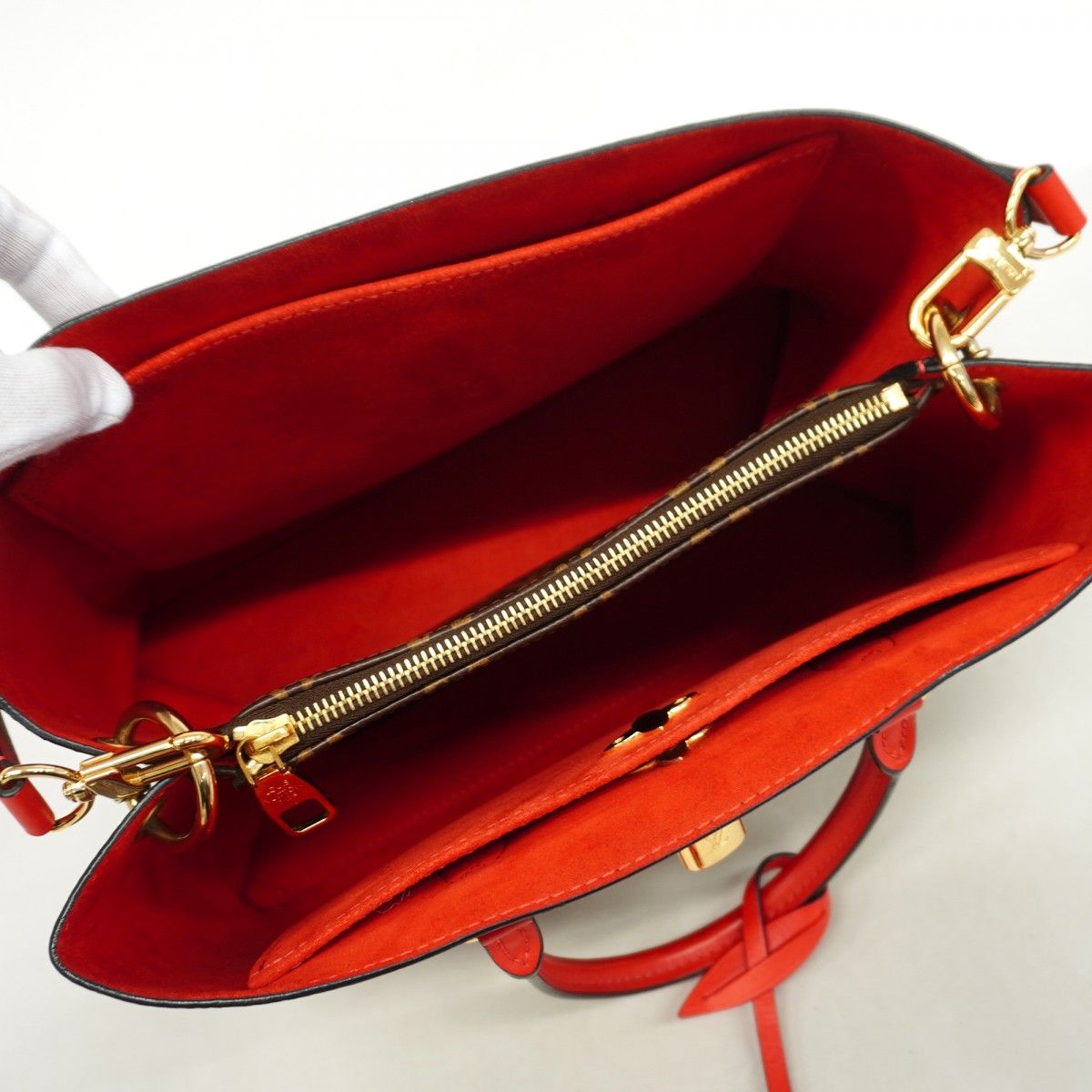 Louis Vuitton Handbag Monogram Flower Tote Coquelicot 2-Way — view 4