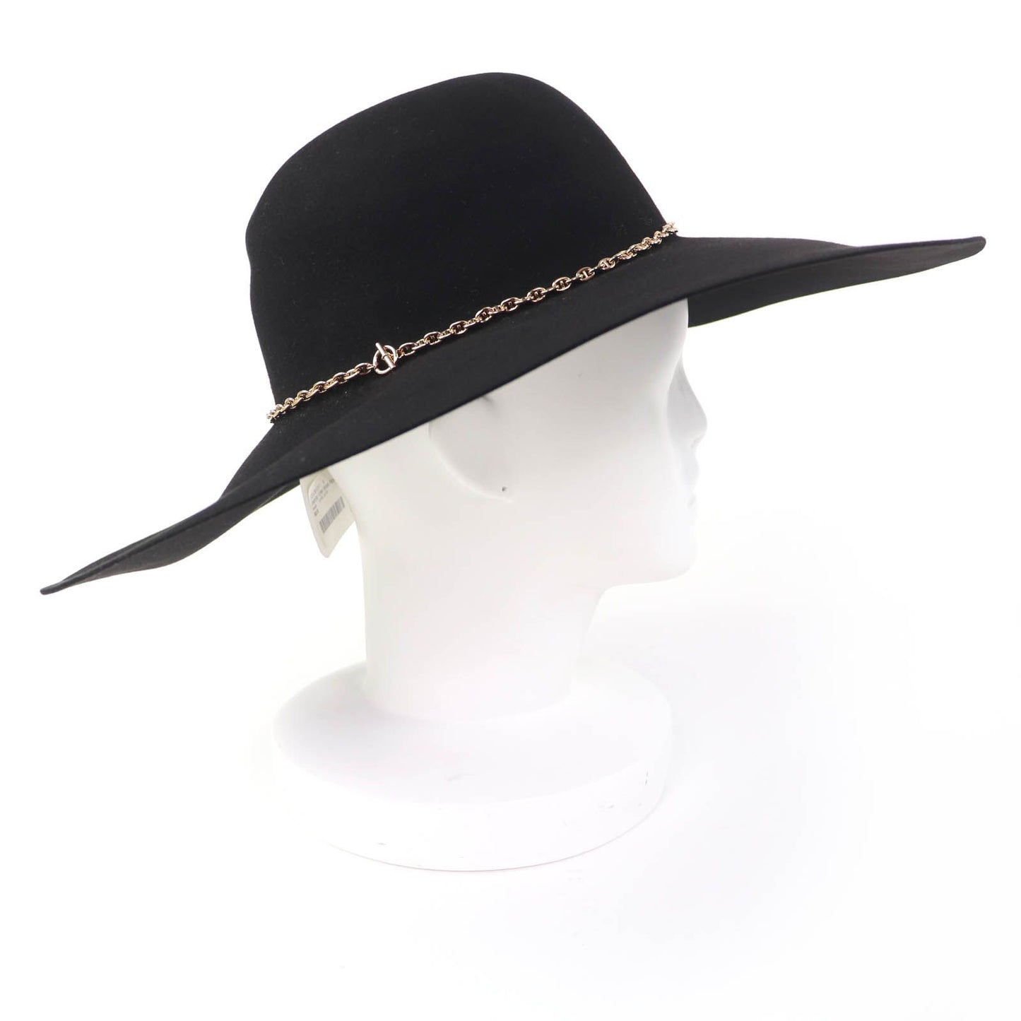 Hermes Gold Chaine D'ancre Beaver Felt Hat Black 57 — view 5