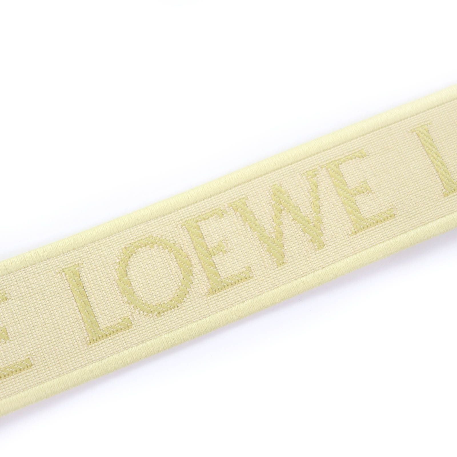 Loewe Leather Anagram Logo Shoulder Strap Yellow Gold — view 4