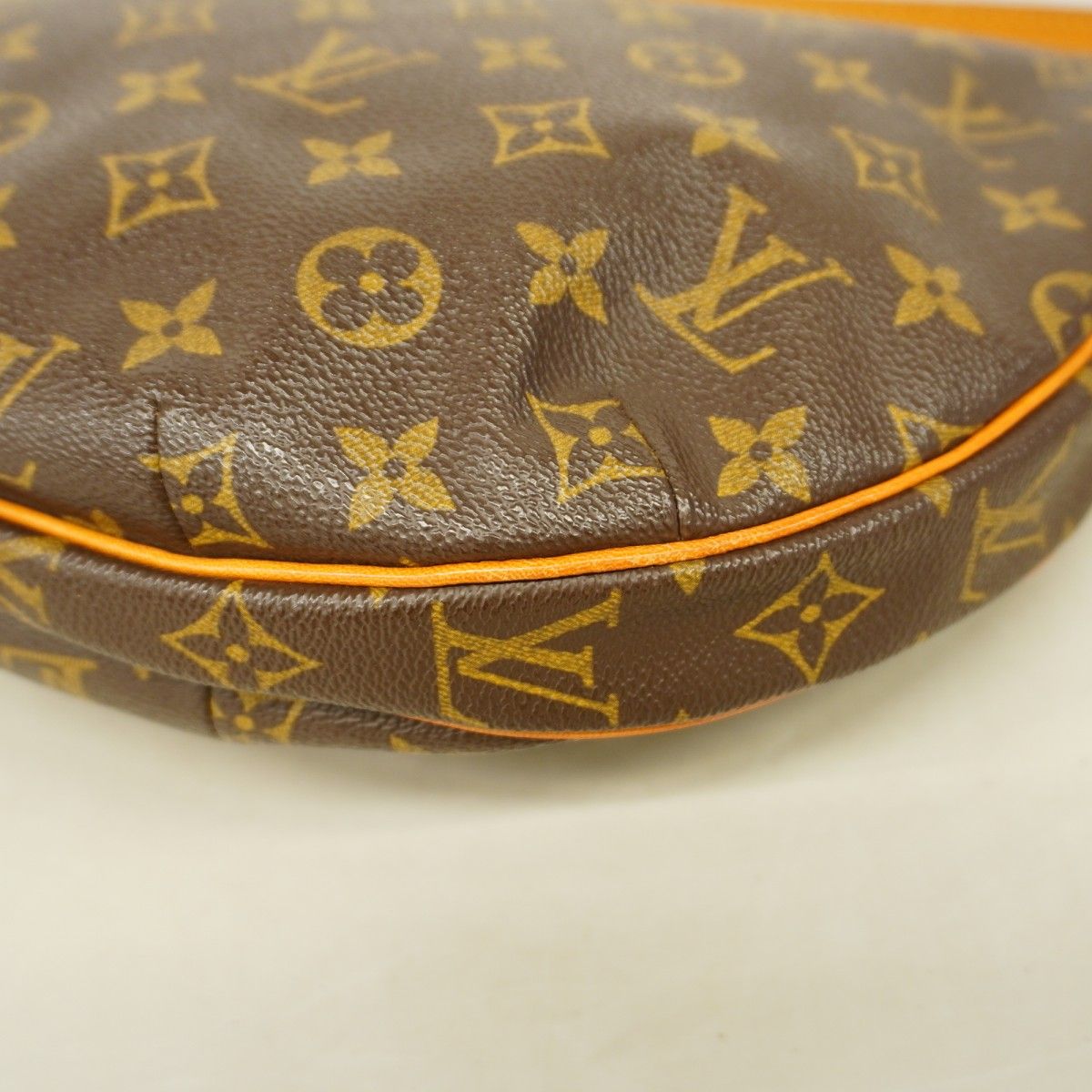 Louis Vuitton Shoulder Bag Monogram Croissant MM Brown — view 6