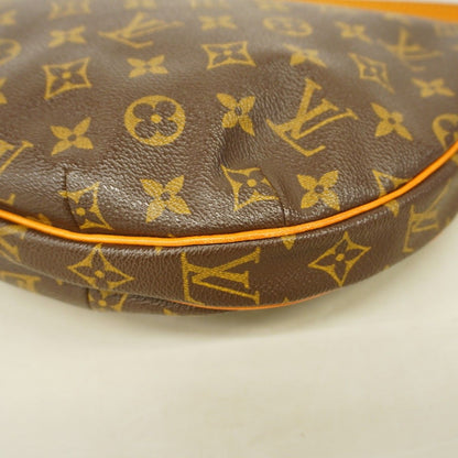 Louis Vuitton Shoulder Bag Monogram Croissant MM Brown — view 6