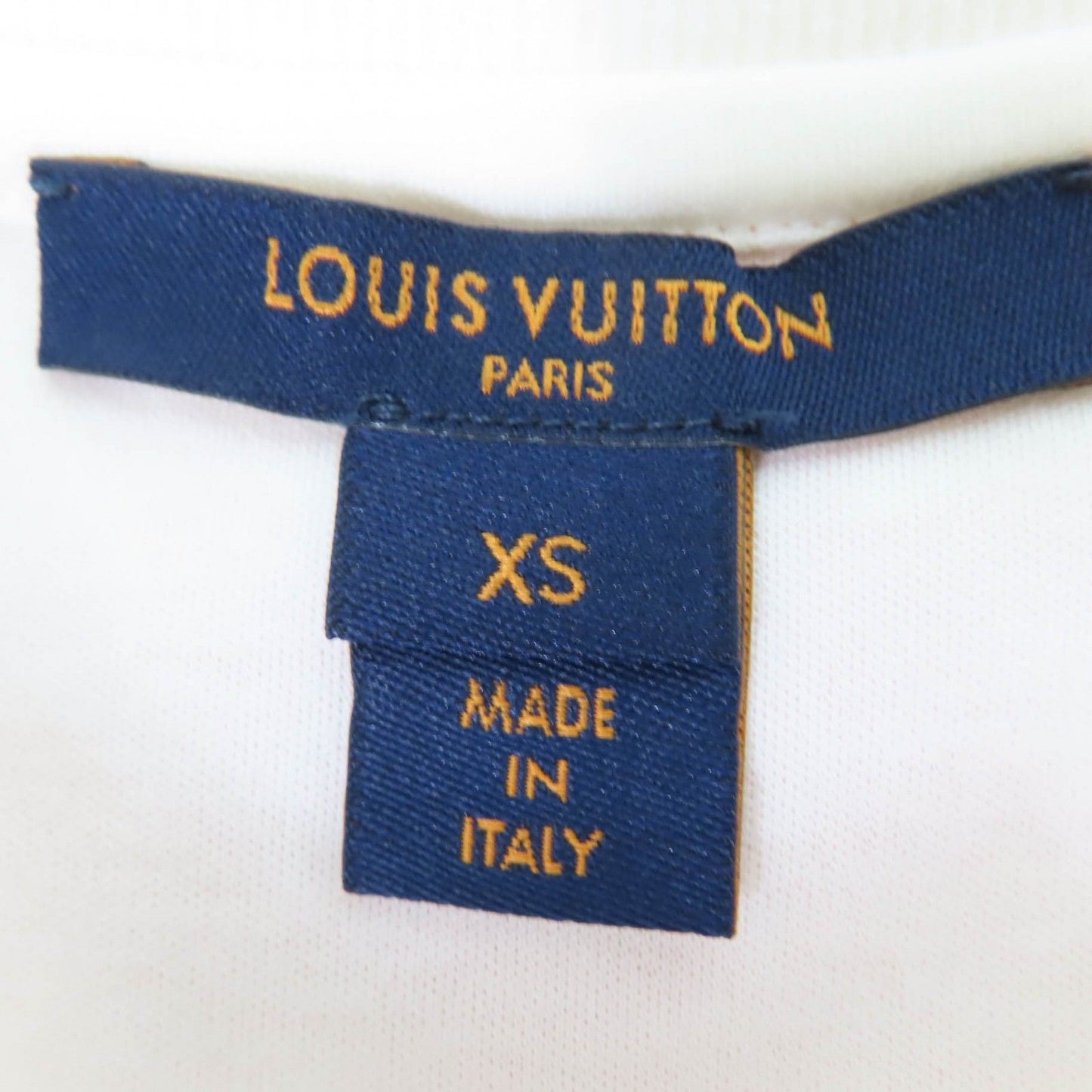 Louis Vuitton Sunrise Monogram Flounce Sleeve T-Shirt Cotton 100% Short Orange — view 6