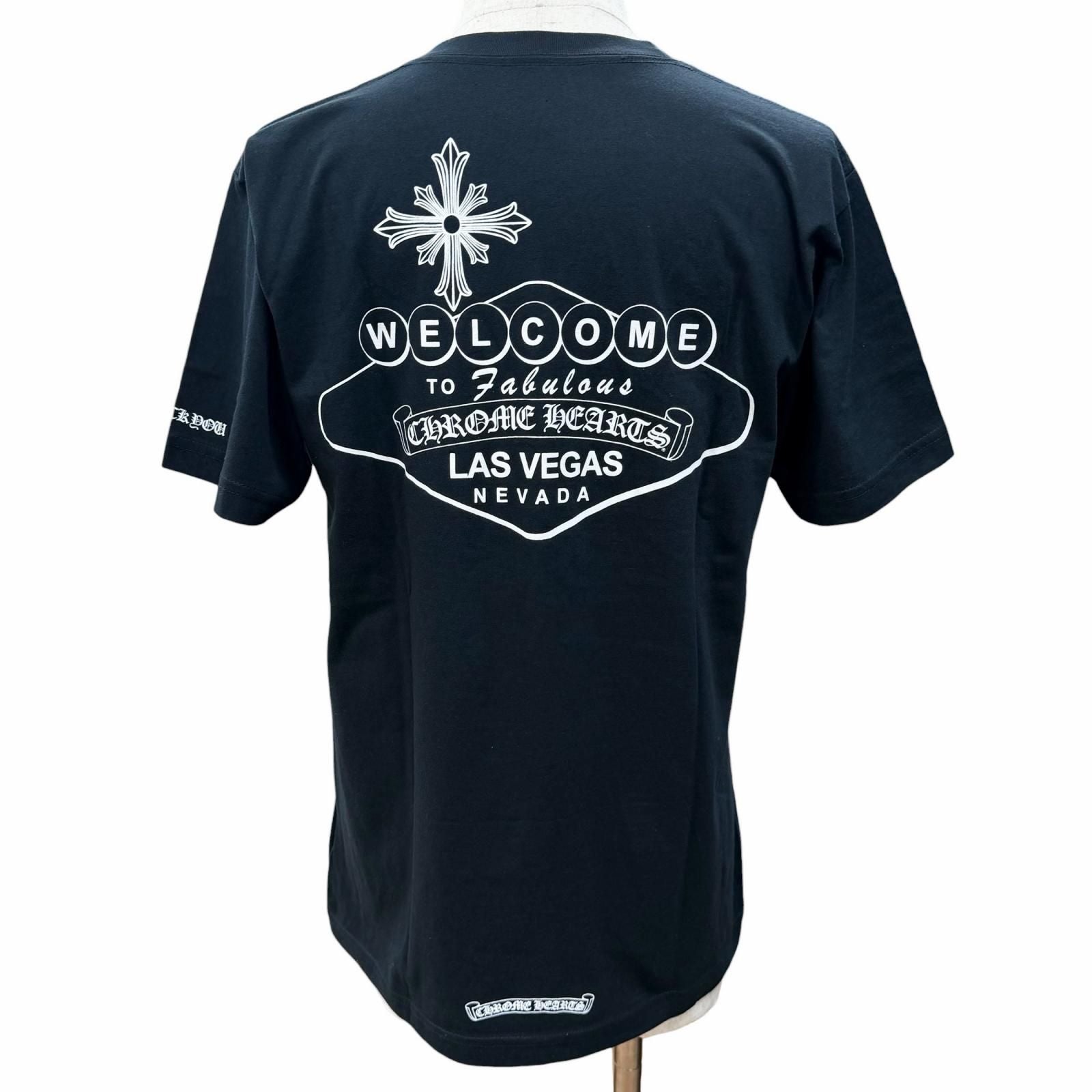 Chrome Hearts Cotton Horse Shoe Logo Print Lasvegas Limited Short Sleeve Pocket — view 4