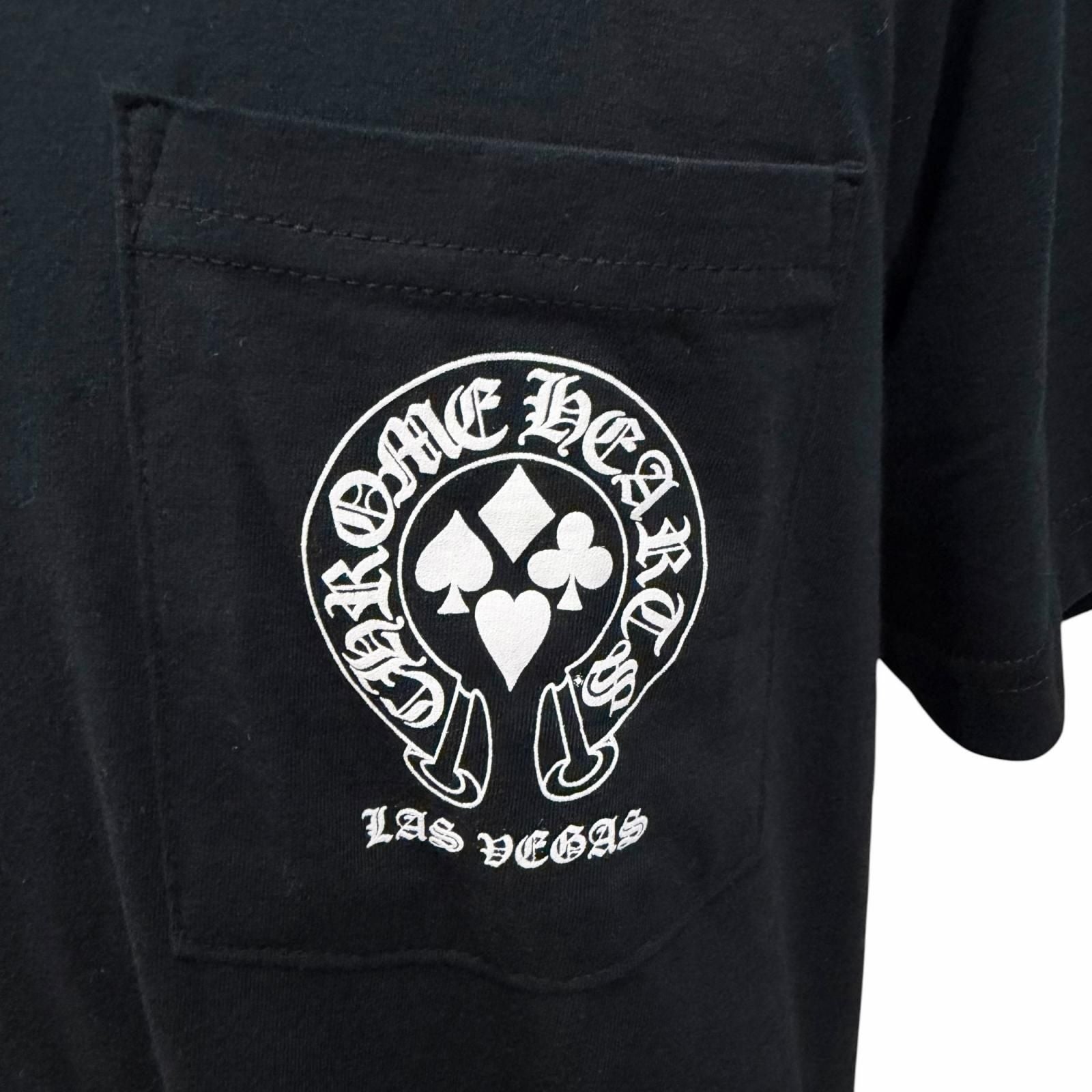 Chrome Hearts Cotton Horse Shoe Logo Print Lasvegas Limited Short Sleeve Pocket — view 5