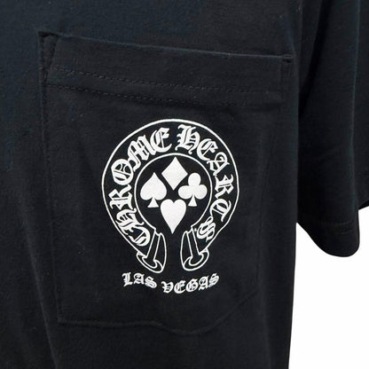 Chrome Hearts Cotton Horse Shoe Logo Print Lasvegas Limited Short Sleeve Pocket — view 5