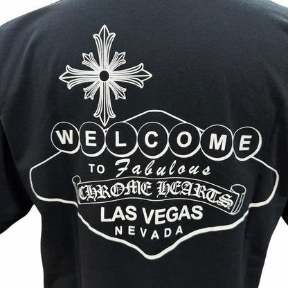 Chrome Hearts Cotton Horse Shoe Logo Print Lasvegas Limited Short Sleeve Pocket — view 6