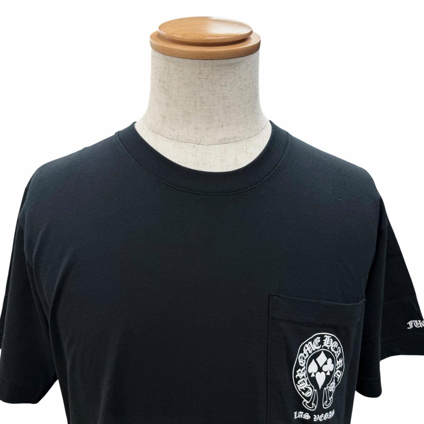 Chrome Hearts Cotton Horse Shoe Logo Print Lasvegas Limited Short Sleeve Pocket — view 2