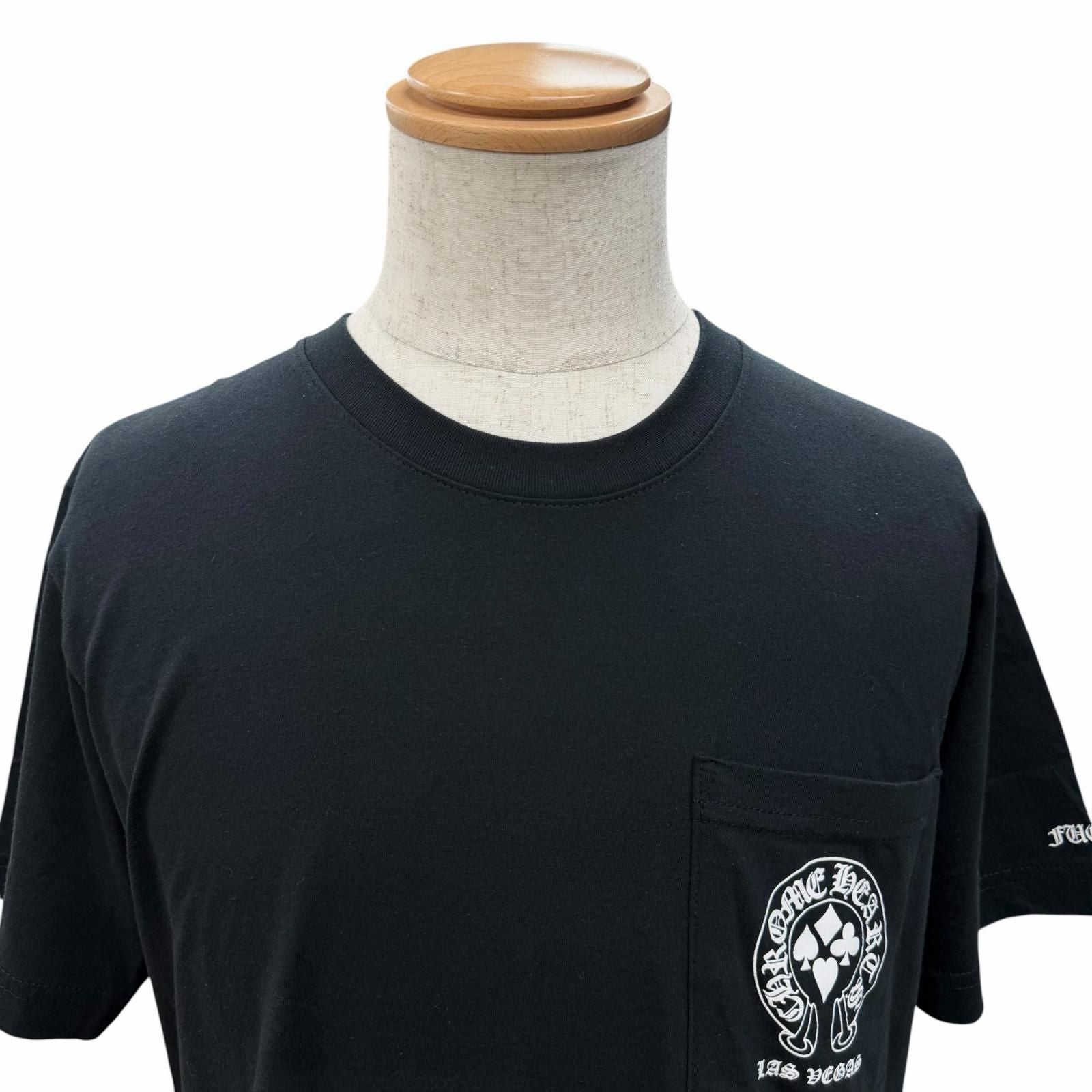 Chrome Hearts Cotton Horse Shoe Logo Print Lasvegas Limited Short Sleeve Pocket — view 2