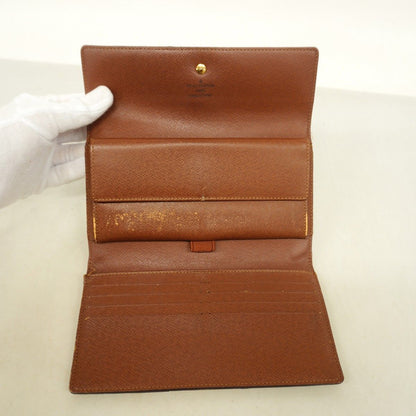 Louis Vuitton Trifold Wallet Monogram Portefeuille International Brown — view 4