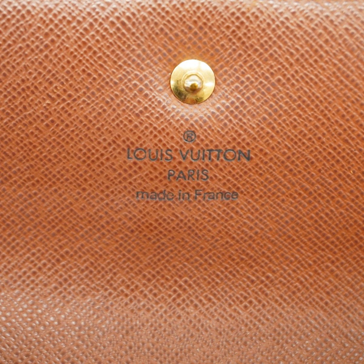 Louis Vuitton Trifold Wallet Monogram Portefeuille International Brown — view 5