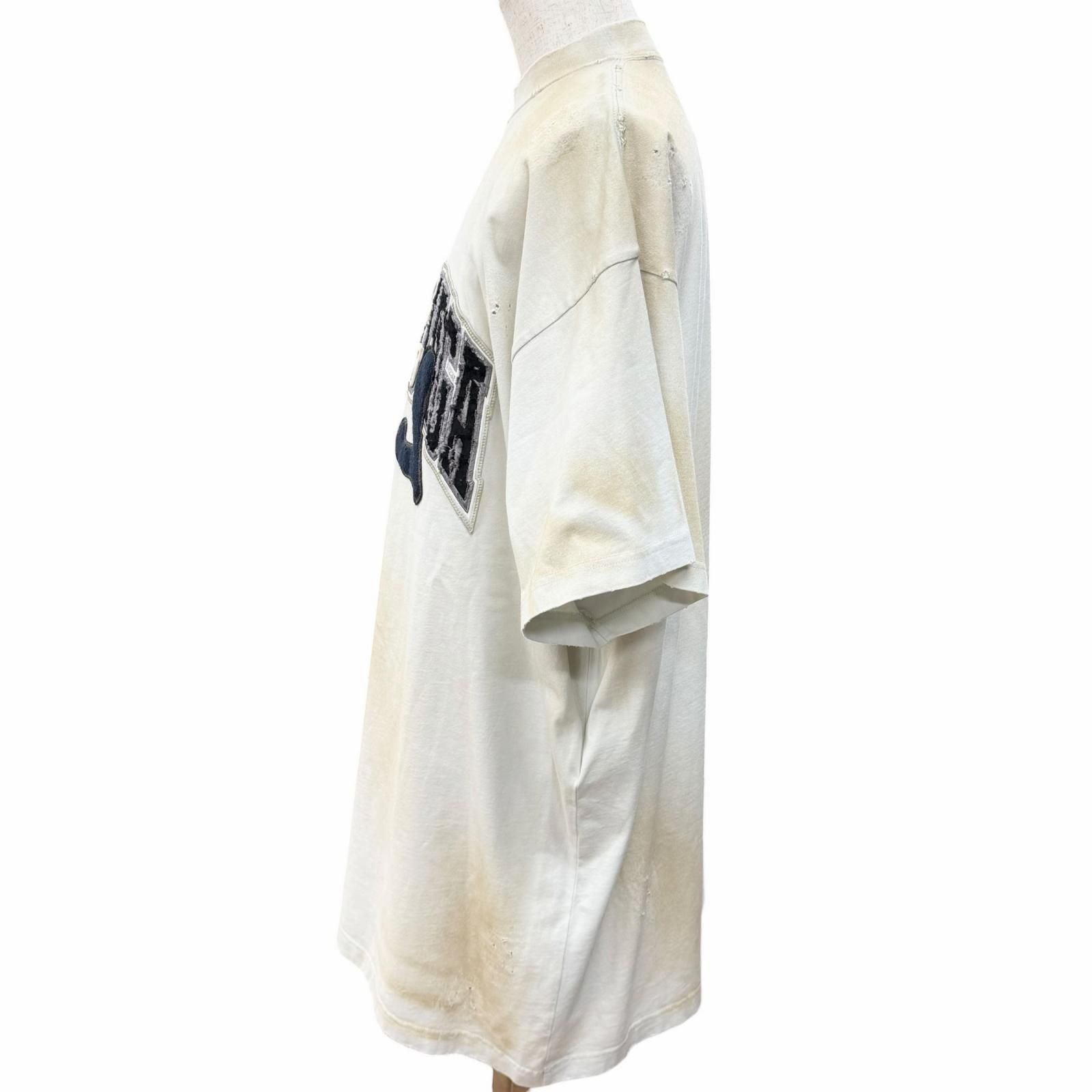 Balenciaga Skater Oversized Cotton 100% Crushed Processing Oversize Short — view 3