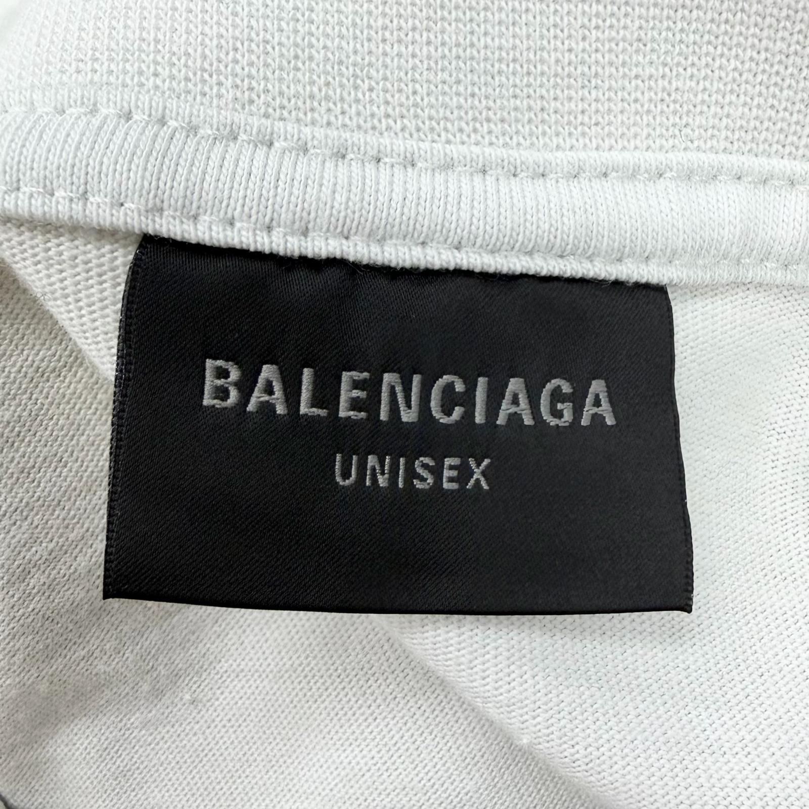 Balenciaga Skater Oversized Cotton 100% Crushed Processing Oversize Short — view 5