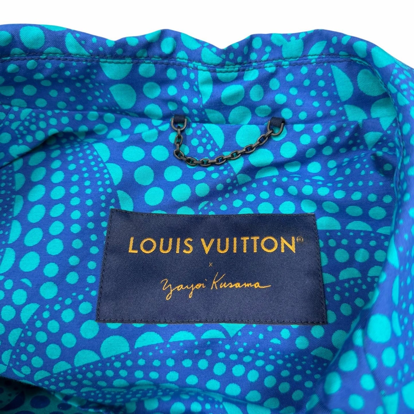 Louis Vuitton Yayoi Kusama Over Pumpkin Jacket Blue 46 Hanger — view 7