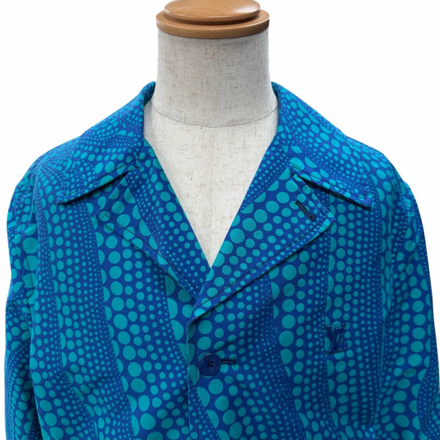 Louis Vuitton Yayoi Kusama Over Pumpkin Jacket Blue 46 Hanger — view 2
