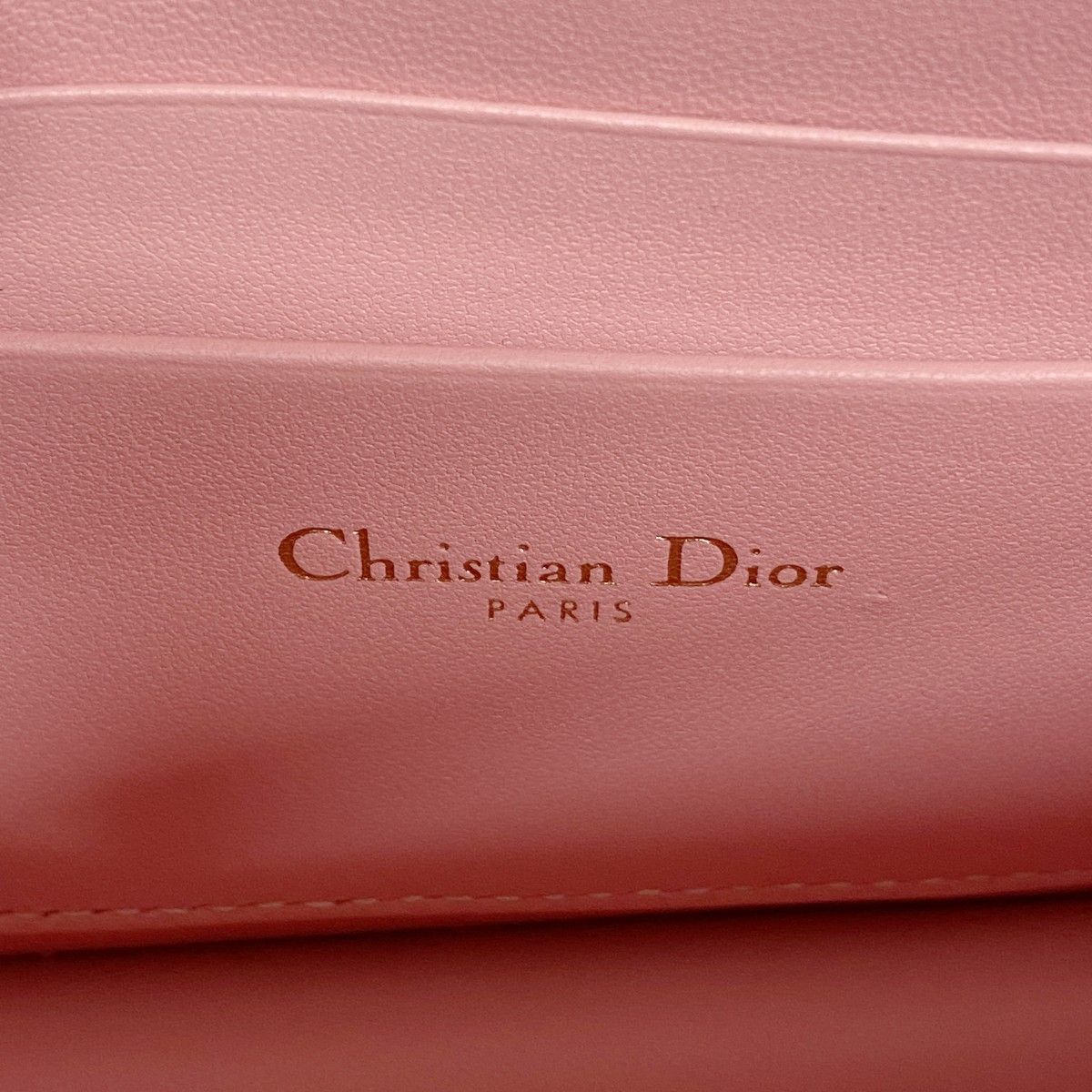 Dior Handbag Cannage MY Leather Pink Champagne Gold 2-Way Bag — view 5