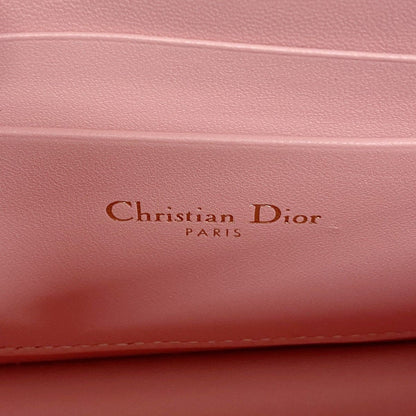 Dior Handbag Cannage MY Leather Pink Champagne Gold 2-Way Bag — view 5