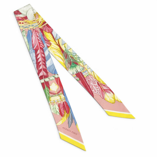 Hermes Danse Pacifique Dance Pacific Silk 100% Blue Vert Scarf